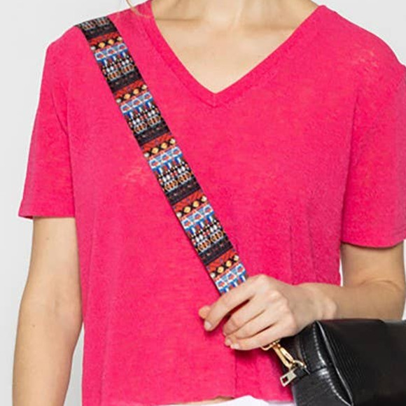 Do everything in love Handbags - Multicolored Geometric Print Purse Bag Crossbody Adjustable Strap